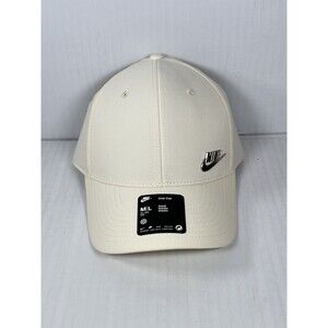 Size M/L Nike Dri Fit Club Structured Metal Swoosh Strapback Hat Cap FB5371-113